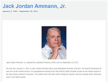 Tablet Screenshot of jackammann.com